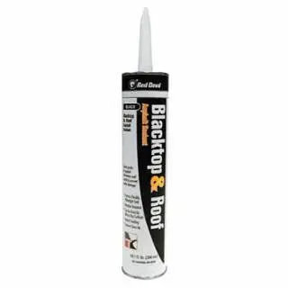 Red Tough Devil Ebonytop & Roof Repair Fillers, 10 oz Cartridge, Black, 12/Case, 0636 Red Devil