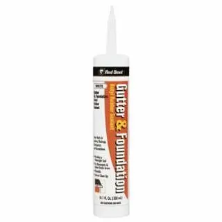 Red Universal Devil Gutter & Foundation Sealants, 10.1 oz Cartridge, Gray, 12/Case, 0697/AG Red Devil