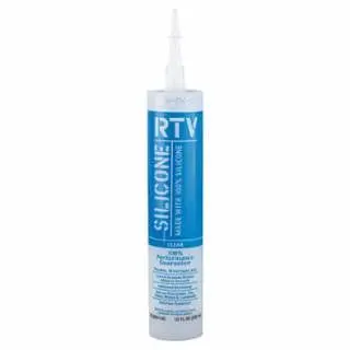 Off-White Lightning Contractor RTV Silicone Sealant, 10 Ounces, Cartridge, Translucent, 12 Pieces, WL099110C