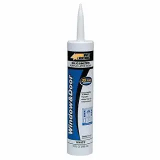 White Compact Lightning Window & DOOR Caulk, 10 Ounces Nylon Cartridge, White, 12 Pieces, W32000010 White Lightning