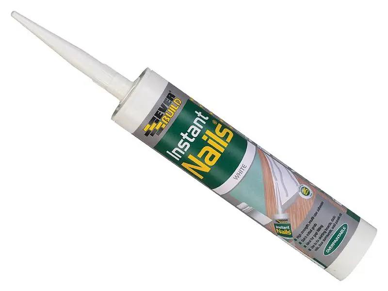 Everbuild Rapid Nails High Strength Quick Grab Panel Adhesive 290ml (Pack 6)