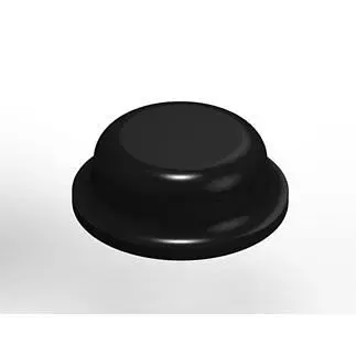 3M Bumpon Preserveive Products SJ6176 Matte Black, Quantity: 3000, 7000052318
