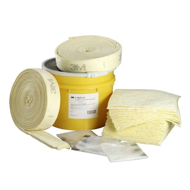 3M Chemical Sorbent Folded Spill Kit C-SKFL31, Environmental Securety Product, 31 gallons, 7000002004