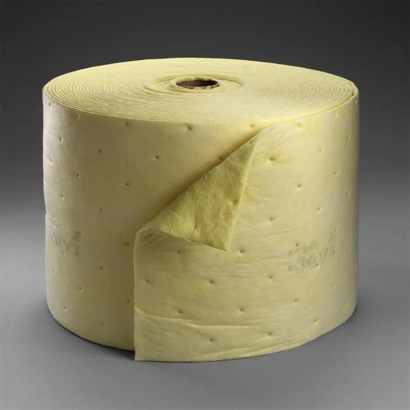 3M Chemical Sorbent Roll C-RL38150DD, Environmental Securety Product, High End Capacity, 7100003517