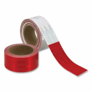 3M Diamond Grade Conspicuity Marking 983 Series, Red/Cream, 2 W x 150 ft L Roll, 983-326 Es Cut 2 W x 12 L, 6 pack, 700012...