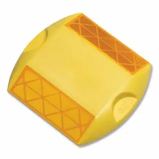 3M Pavement Marker 290 Psa-291-2Y, 2-Way Yellow, 100 pack, 7000129329