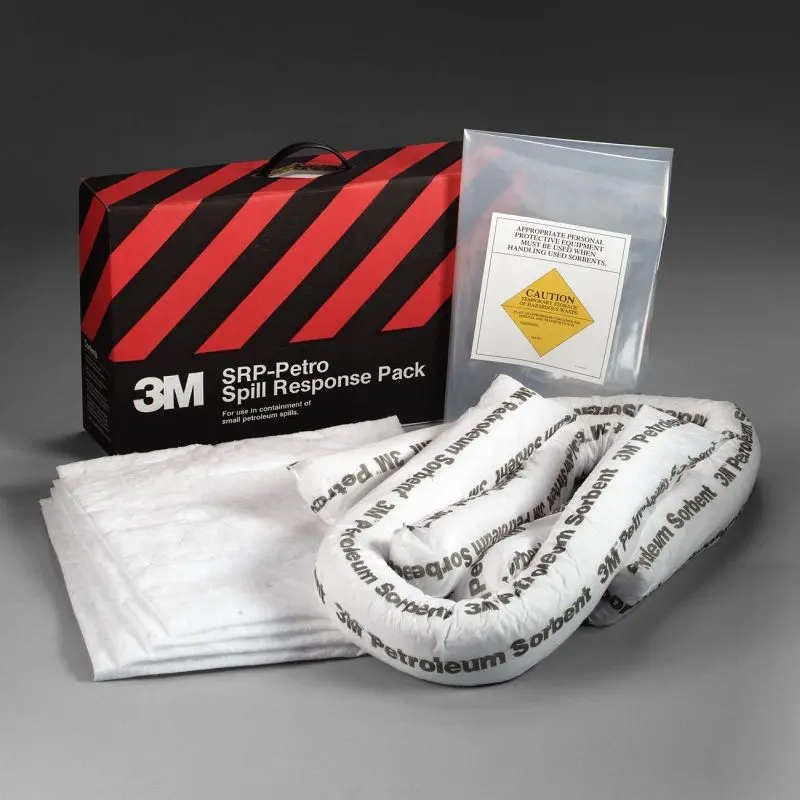 3M Petroleum Sorbent Spill Response Box SRP-PETRO, 3 per case, 7000051852