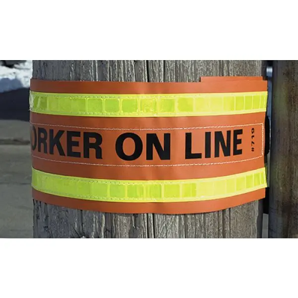 Bashlin Pole Bands, 719-CAUTION