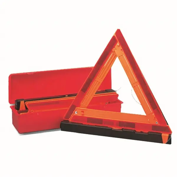 Bon Green Highway Warning Triangles, Fluorescent Orange, 14-502