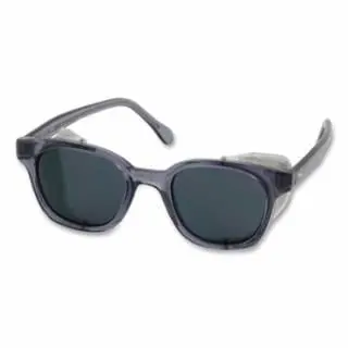 Bouton Optical Traditional Spectacles, Gray Lens, Smoke Frame, Polycarbonate, Wire Mesh Sideshields, Quantity: 144 Pairs, ...