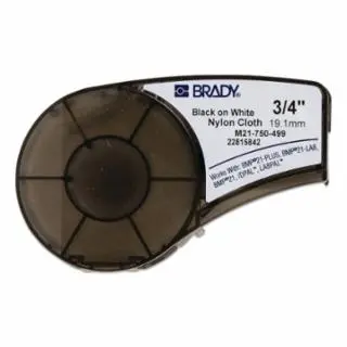 Brady Original Bmp21 Plus Series B-430 Clear Polyester Component/Panel Label, 21 ft L x 0.75 W, Snow White on Clear, 139749