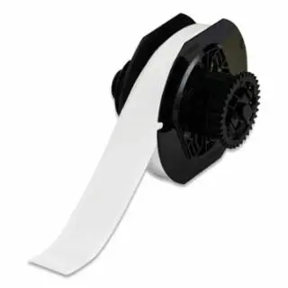 Brady Quality B30 Series Continuous Indoor/Outdoor Vinyl Label, 1.125 x 100 ft, White, 142030
