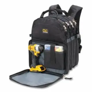 CLC Tailored Leather Craft 75 Pocket Heavy-Duty Tool Backpack, 17 H x 13 W, Quantity: 1 piece, 1132 CLC Custom Leather Craft