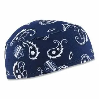 Ergodyne Chill-Its 6630 High-Executeance Skull Cap, One Size Fits Most, Navy Western, 6 Pieces, 12509