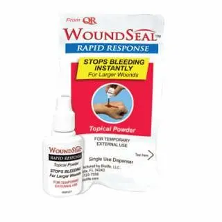 FIRST AID ONLY Wound Seal Blood Clot Powder, Bottle, 24 per Collection, 90327