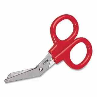 FIRST Medium AID ONLY Stainless Steel Scissor, 4 , Plastic Handle, 1 piece per Pack, 17-008 FIRST AID ONLY