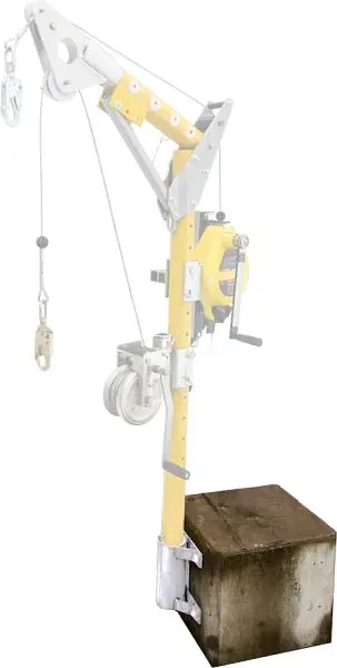 FrenchCreek Wall Mount Davit Base, PD8