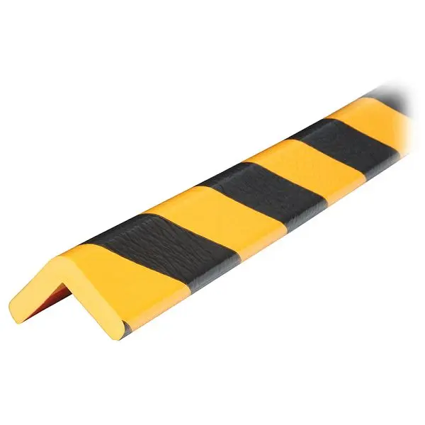 Ideal Big Warehoutilize Knuffi Frost H Corner Bumper Guard Black/Yellow 1M, Dimensions: 40x3x3 inch, 60-6960 Ideal Warehouse
