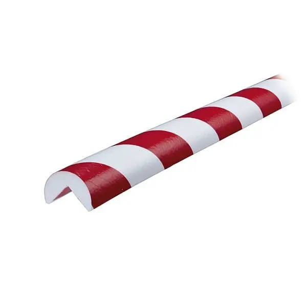 Ideal Expert Warehoutilize Knuffi Model Corner Bumper Guard Red/White 5M, Dimensions: 24x24x3 inch, 60-6700-2 Ideal Warehouse