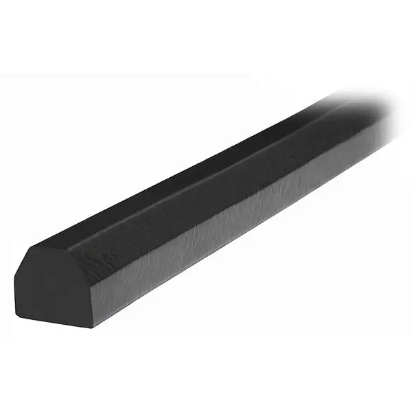 Ideal Flexible Warehoutilize Knuffi Model CC Surface Bumper Guard Carbon Black 5M, Dimensions: 24x24x3 inch, 60-6830-3 Ide...