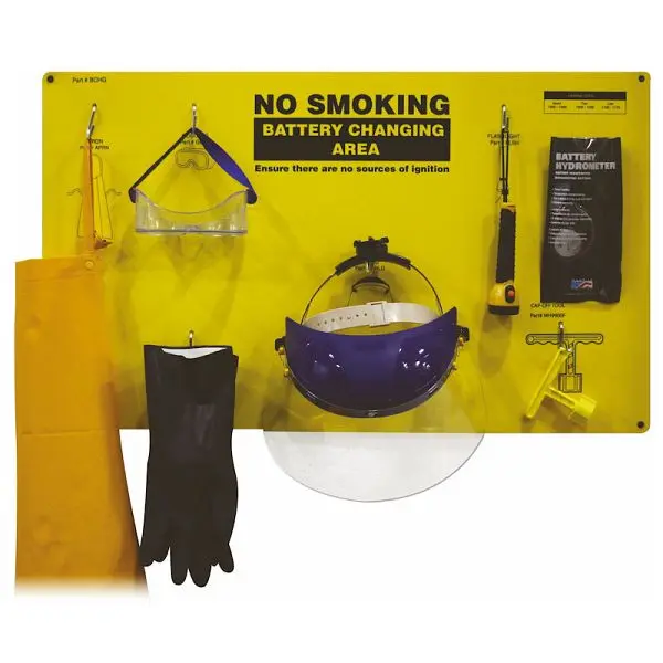 Ideal Industrial-Strength Warehoutilize Complete Battery Handling PPE Kit, 70-1170 Ideal Warehouse