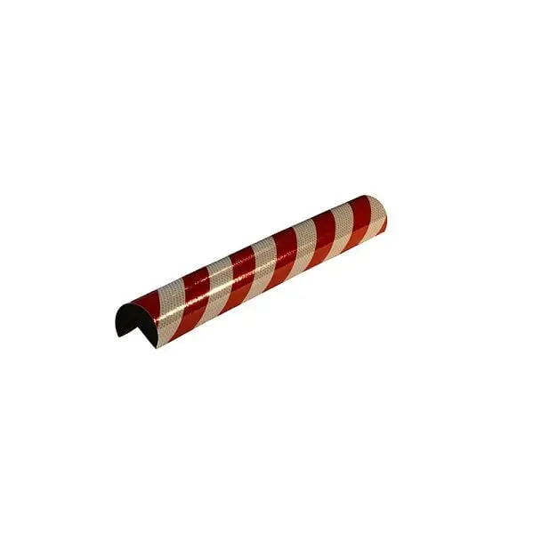 Ideal Knurled Warehoutilize Knuffi Model + Corner Bumper Reflective Red/White 1M, 60-6880 Ideal Warehouse