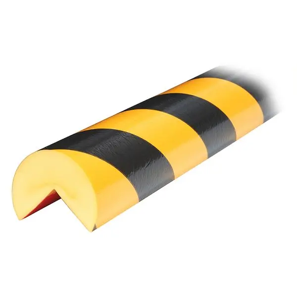 Ideal Narrow Warehoutilize Knuffi Model + Corner Bumper Guard Jet Black/Yellow 1M, Dimensions: 40x3x3 inch, 60-6854 Ideal ...