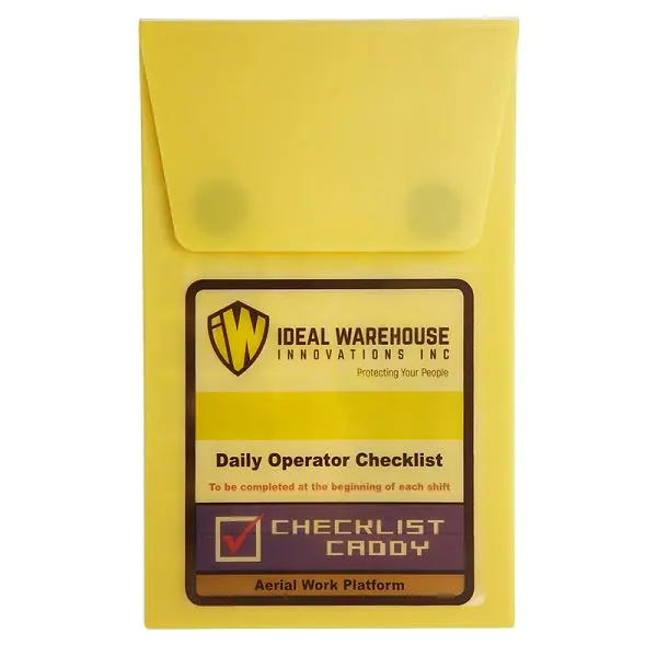 Ideal Professional Warehoutilize Checklist Caddy Aerial Work Platform, Dimensions: 8.25x5.25x4 inch, 70-1074-CP Ideal Ware...