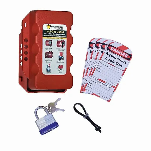 Ideal Secure Warehoutilize LockOut Guard, Dimensions: 7x4x4 inch, 70-1187 Ideal Warehouse