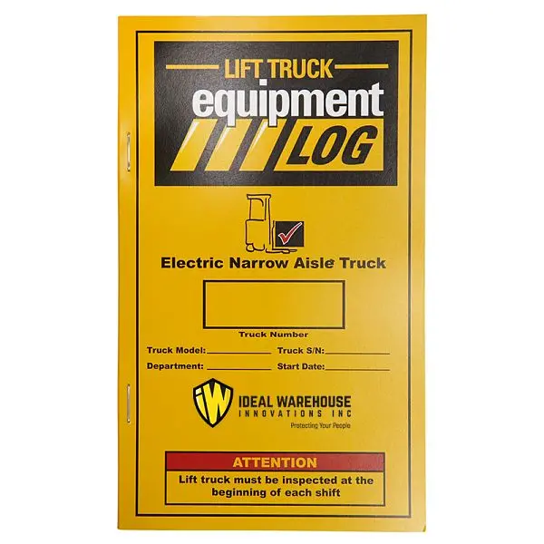 Ideal Shielded Warehoutilize Replacement Electric Narrow Aisle Log Book, Dimensions: 8.25x5.25x3 inch, 70-1065-2-CP Ideal ...