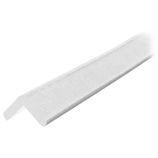Ideal Textured Warehoutilize Knuffi Model H Corner Bumper Guard White 5M, Dimensions: 24x24x3 inch, 60-6770-1 Ideal Warehouse