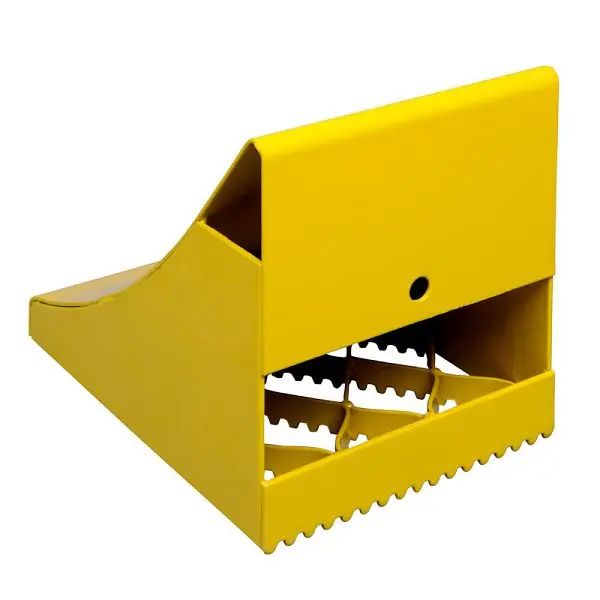 Ideal Warehoutilize IC-10 Wheel Chock withIce Cleat Bottom (yellow), Dimensions: 12x9x11 inch, 60-7284 Ideal Warehouse