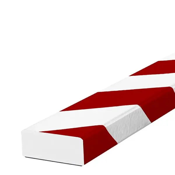 Ideal Warehoutilize Knuffi Magnetic D Surface Red/Pure White 1M, Dimensions: 40x3x3 inch, 60-6916-2 Ideal Warehouse