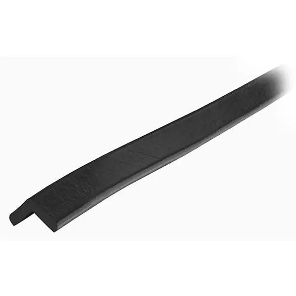 Ideal Warehoutilize Knuffi Model E Corner Bumper Guard Black 5M, Dimensions: 24x24x3 inch, 60-6740-3 Ideal Warehouse