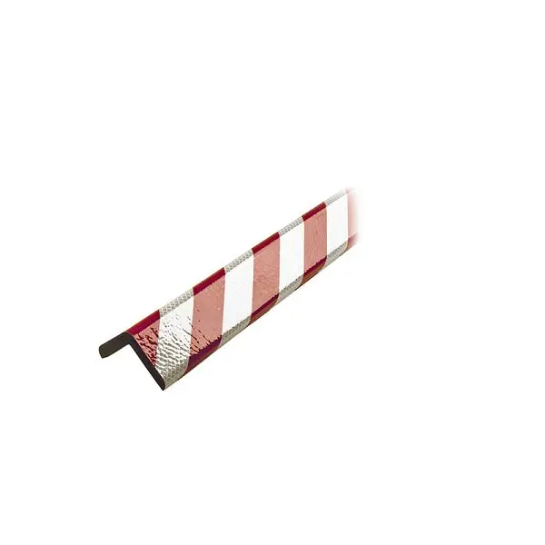 Ideal Warehoutilize Knuffi Model H+ Corner Bumper Reflective Red/Snow White 1M, 60-6884 Ideal Warehouse