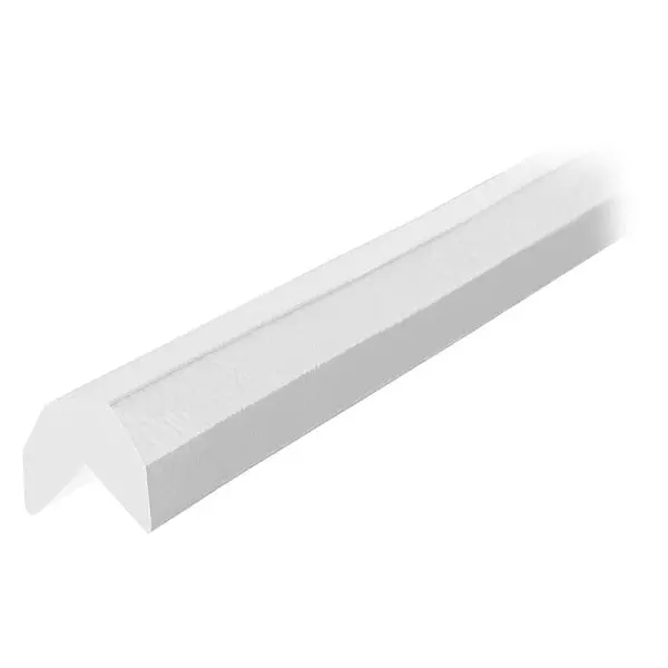 Ideal Warehoutilize Knuffi Model AA Corner Bumper Guard White 5M, Dimensions: 24x24x3 inch, 60-6810-1 Ideal Warehouse