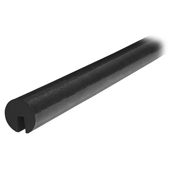 Ideal Warehoutilize Knuffi Model Onyx Edge Bumper Guard Black 5M, Dimensions: 24x24x3 inch, 60-6710-3 Ideal Warehouse