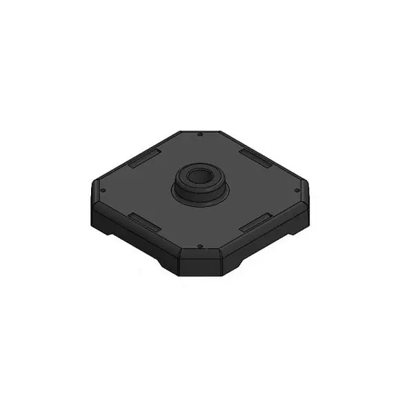 Ideal Warehoutilize Neoprene Base Post Pad, Dimensions: 19x19x10 inch, 70-7012 Ideal Warehouse
