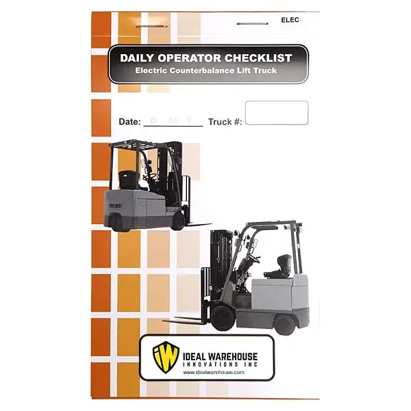 Ideal Warehoutilize Replacement Checklist Electric Counterbalance, Dimensions: 8.25x5.25x4 inch, 70-1076-CP Ideal Warehouse