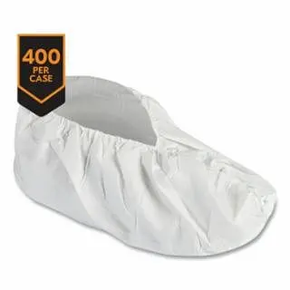 Kimberly-Clark Kleenguard A40 Shoe Cover, XL/2XL, Pure White, 400 Pieces, 44494