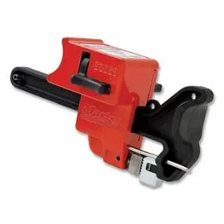 Master Neon Lock Seal Tight Handle-On Ball Gate Valve Lockout, 6 L, Red, Single piece per pack, S3068 Master Lock