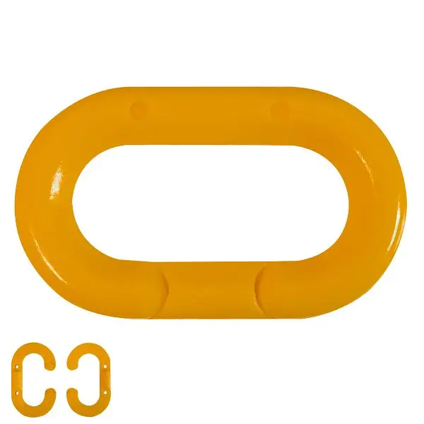 Mr. Authentic Chain Delrin Master Link, Securety Orange, 3-Inch Link Diameter, Quantity: 10 Pieces, 80712-10 Mr. Chain