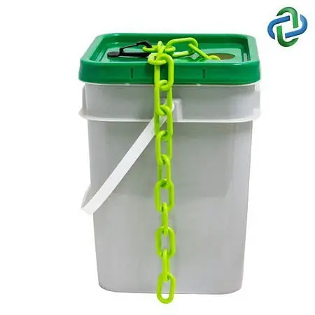 Mr. Chain Acetal Barrier Chain Pail, Securety Olive 70 Foot Length, 80014-P