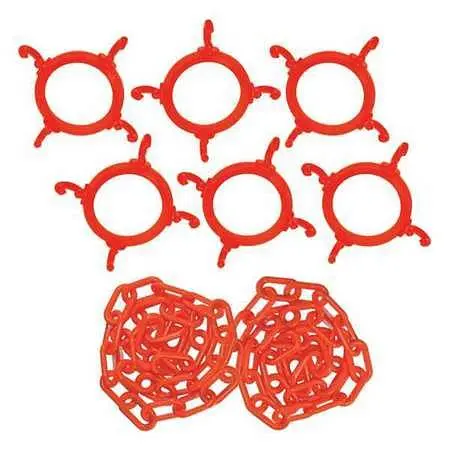 Mr. Chain Cone Chain Connector Kit, Traffic Orange, 97413-KIT