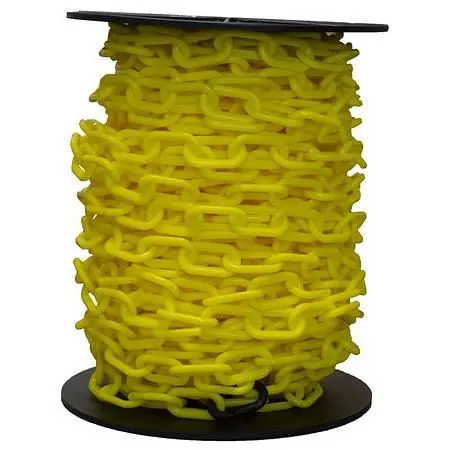 Mr. Chain Delrin Barrier Chain on Reel, Lemon, 100 Foot Length, 51102