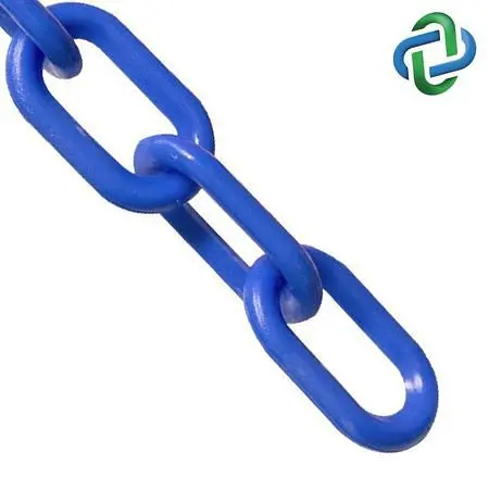 Mr. Chain Heavy Duty Acetal Barrier Chain, Blue, 2-Inch Link Diameter, 500-Foot Length, 51006-500