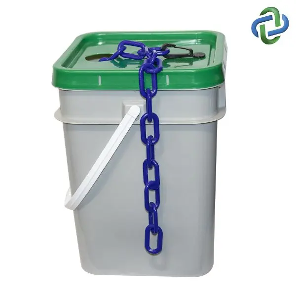 Mr. Chain Nylon Barrier Chain Pail, Traffic Azure 70 Foot Length, 80026-P
