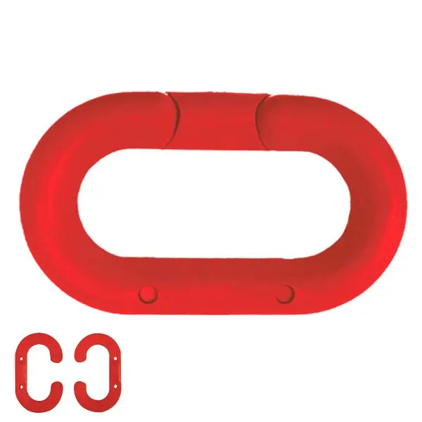 Mr. Chain Nylon Master Link, Red, 1.5-Inch Link Diameter, Quantity: 10 Pieces, 30705-10