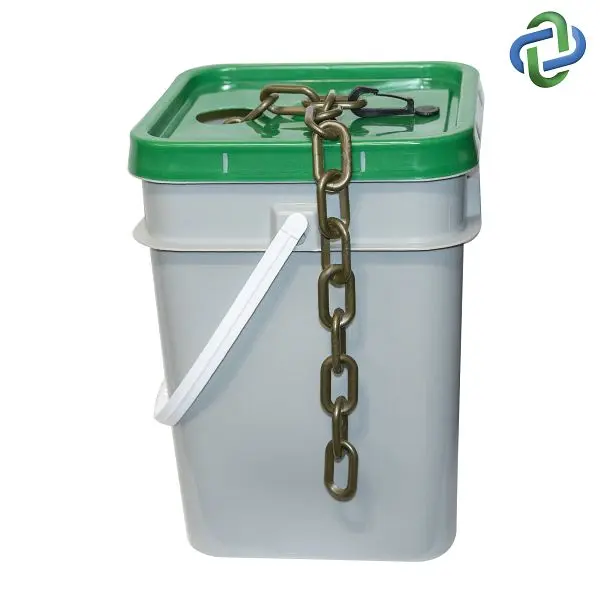 Mr. Chain Plastic Barrier Chain Pail, Khaki Gold 160 Foot Length, 50007-P