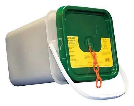 Mr. Chain Plastic Barrier Chain Pail, Securety Orange 300 Foot Length, 30012-P